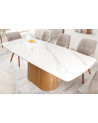 Mesa de comedor UNIQUE 200 cm roble claro chapado