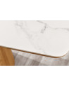 Tavolo da pranzo UNIQUE 200 cm rovere chiaro impiallacciato