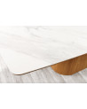 Tavolo da pranzo UNIQUE 200 cm rovere chiaro impiallacciato