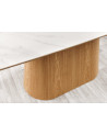 Tavolo da pranzo UNIQUE 200 cm rovere chiaro impiallacciato