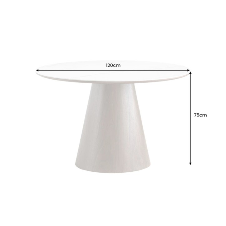 Table de salle à manger UNIQUE 120 cm