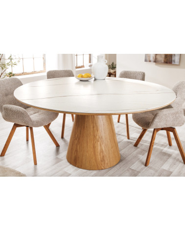Tavolo da pranzo UNIQUE 120 cm - rovere chiaro