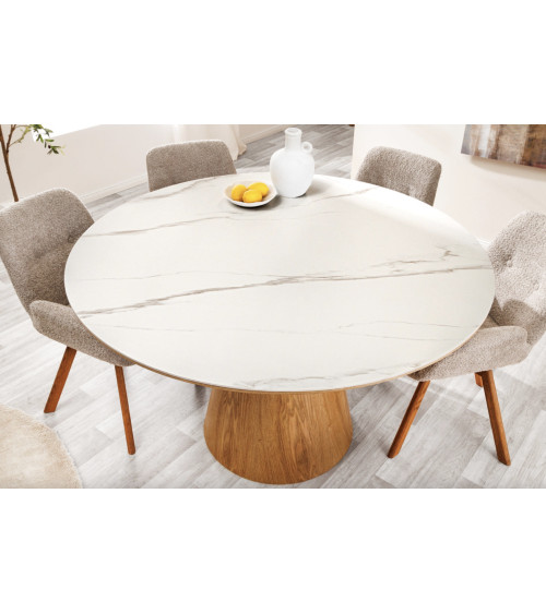 Tavolo da pranzo UNIQUE 120 cm - rovere chiaro