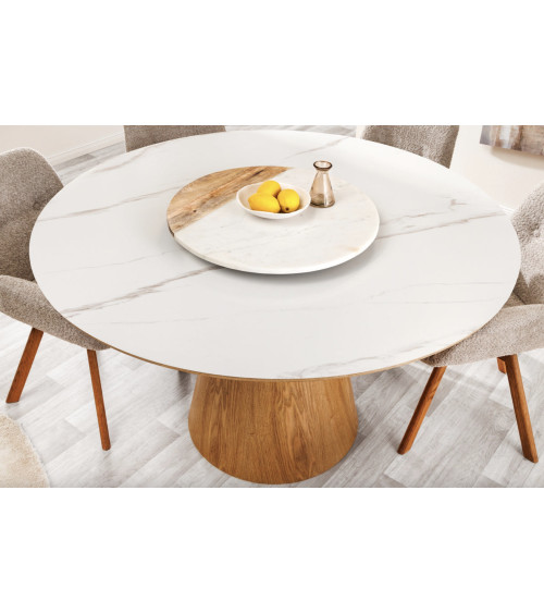 Tavolo da pranzo UNIQUE 120 cm - rovere chiaro