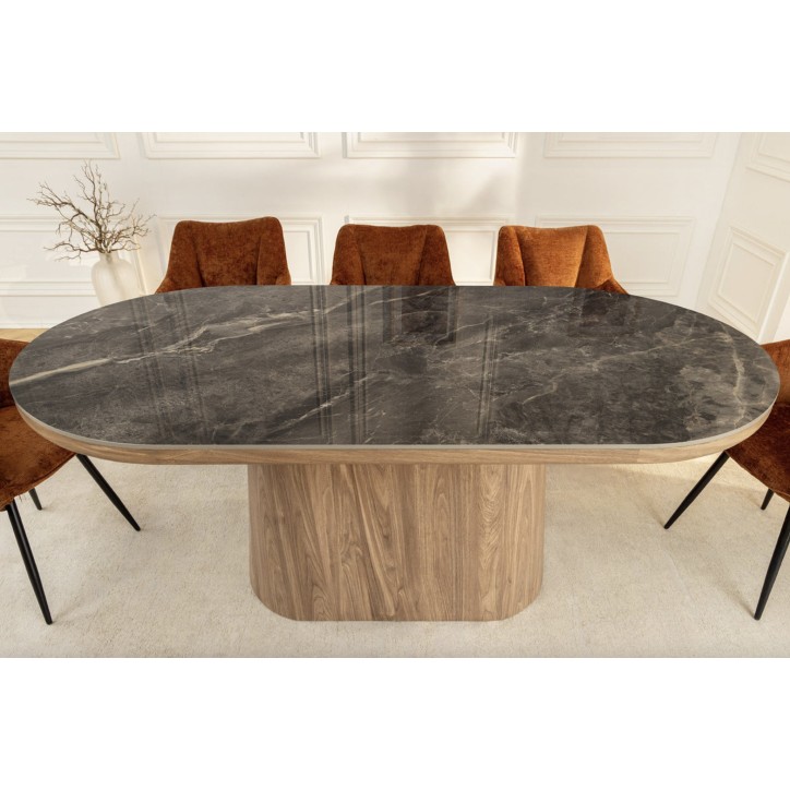 Tavolo da salotto UNIQUE 200 cm ovale