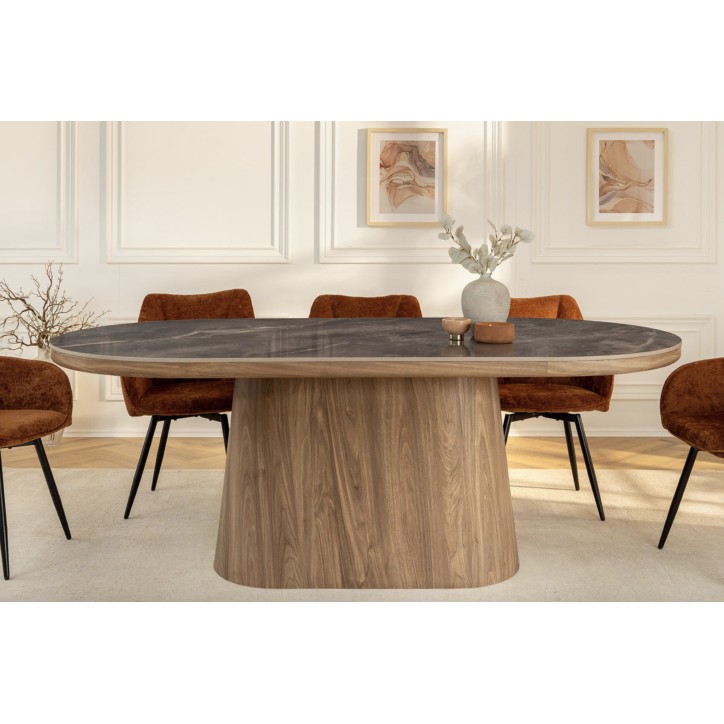 Tavolo da salotto UNIQUE 200 cm ovale