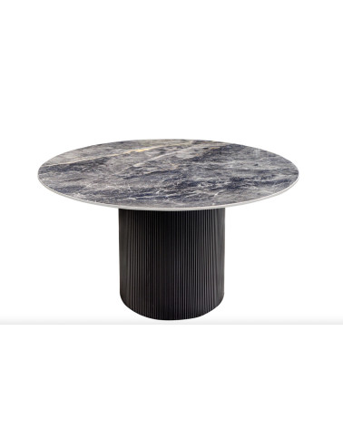 Table de salon UNIQUE 120 cm ronde - noir