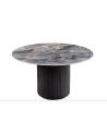 Table de salon UNIQUE 120 cm ronde - noir
