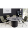 Mesa de centro UNIQUE redonda de 120 cm - negro