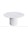Table de salon UNIQUE ronde 120 cm - blanc