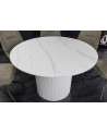 Tavolo da salotto UNIQUE rotondo 120 cm - bianco