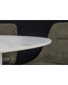 Tavolo da salotto UNIQUE rotondo 120 cm - bianco