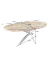 Table de salon BARRACUDA 220 cm ovale