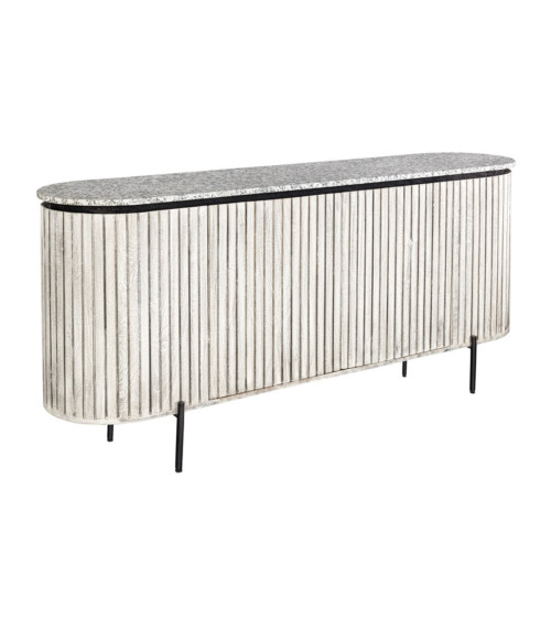 Buffet ADLON 170 cm in legno di mango grigio