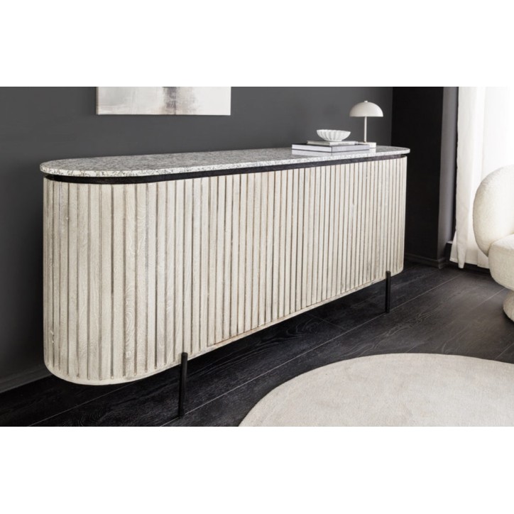 Buffet ADLON 170 cm in legno di mango grigio