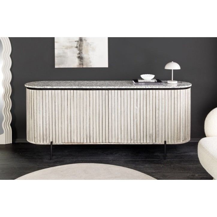 Buffet ADLON 170 cm in legno di mango grigio