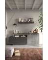 Buffet FREEDOM béton/plomb 200 cm