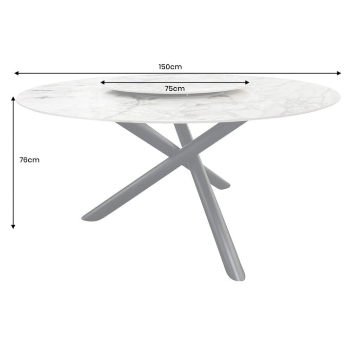 Table de salle à manger SPIN Ø150 cm