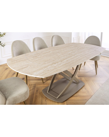 Table INCEPTION 130-190 cm - Naturel