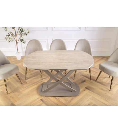 Table INCEPTION 130-190 cm - Naturel