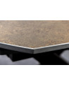 Table INCEPTION 130-190 cm extensible - Finition rouille