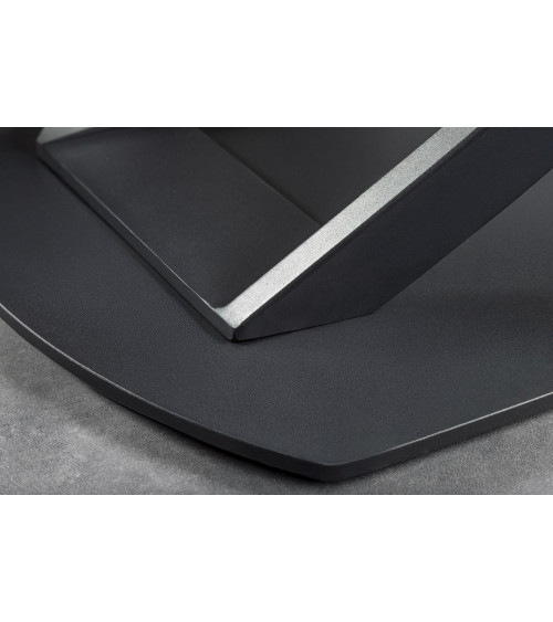 Table de salon INCEPTION extensible - Effet marbre anthracite