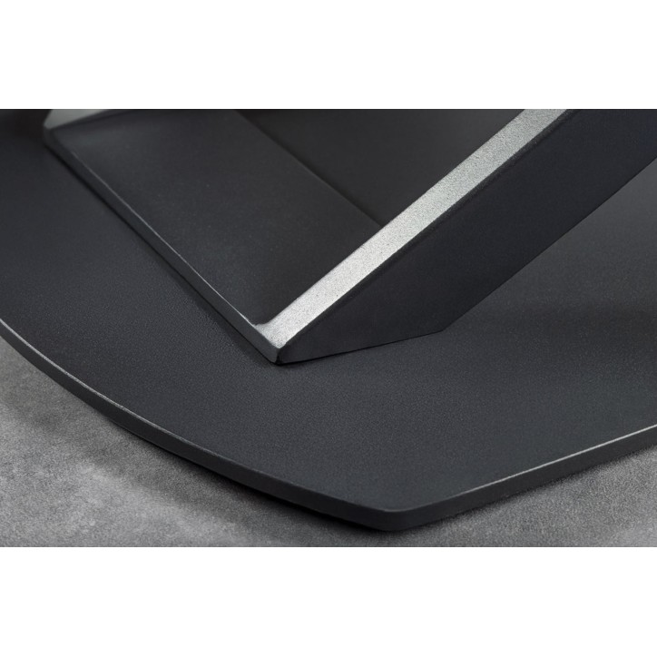 Table de salon INCEPTION extensible - Effet marbre anthracite