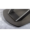 Table de salon INCEPTION extensible 130-190 cm - Effet marbre blanc