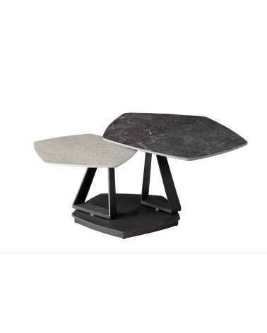 Mesa de centro MOVEMENT 80-130 cm - Antracita, gris