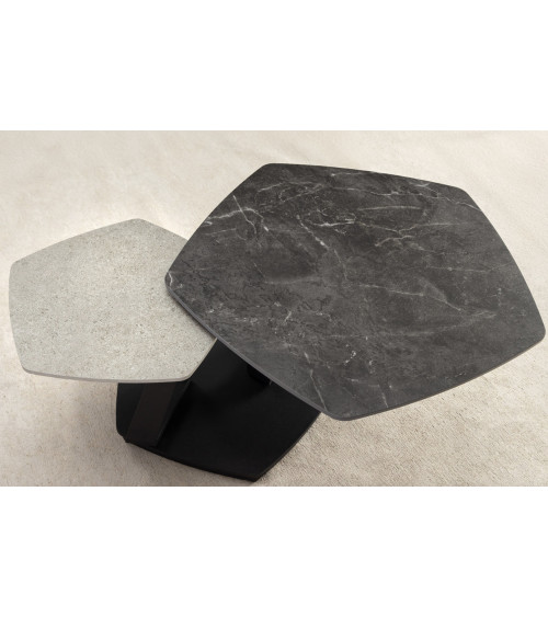 Mesa de centro MOVEMENT 80-130 cm - Antracita, gris