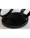 Table basse DANCING RINGS - Effet marbre blanc
