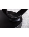 Table basse DANCING RINGS - Effet marbre blanc