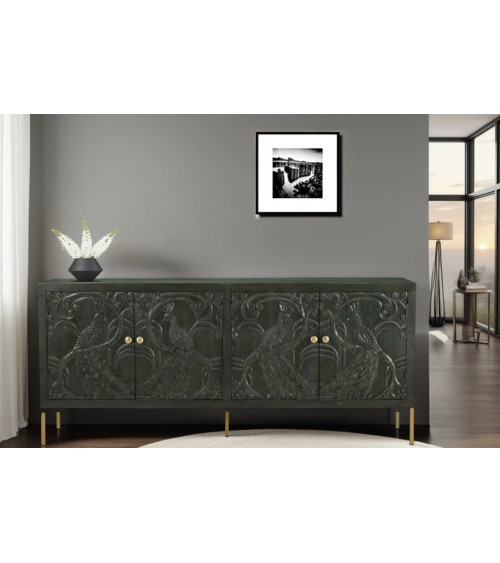 Buffet PEACOCK 175 cm en bois de manguier