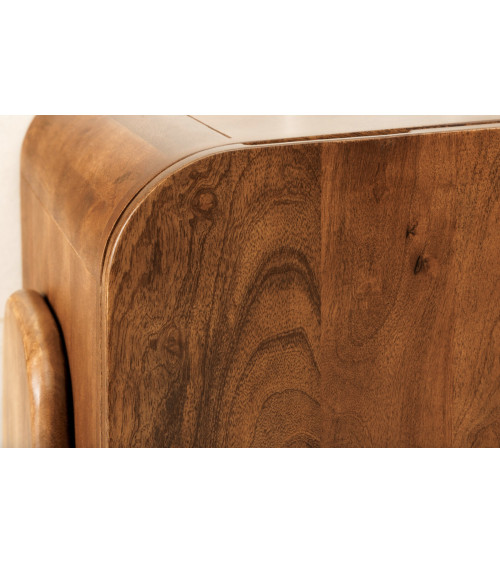 Mobile TV BRASIL 160 cm in legno di mango marrone