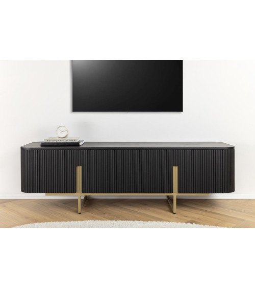 Mobile TV GATSBY 160 cm in stile rétro in legno di mango