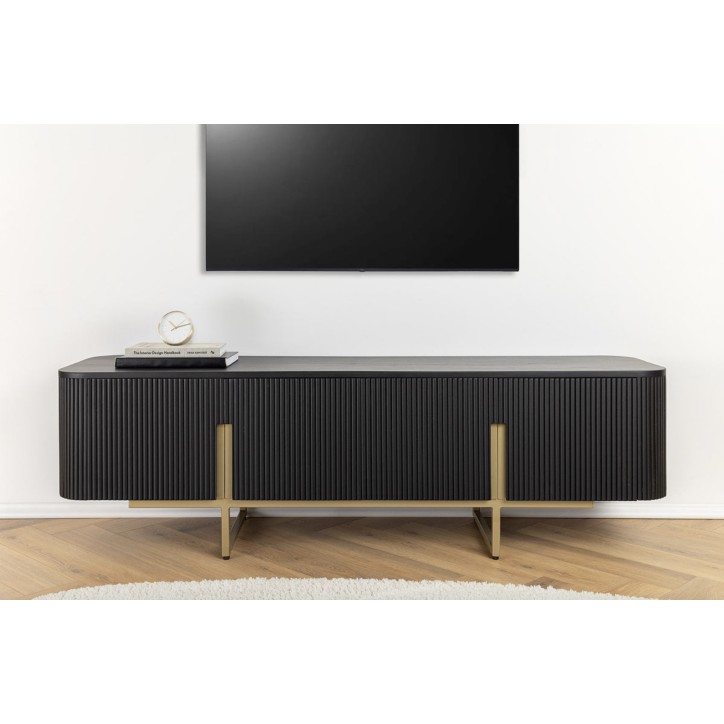 Mobile TV GATSBY 160 cm in stile rétro in legno di mango