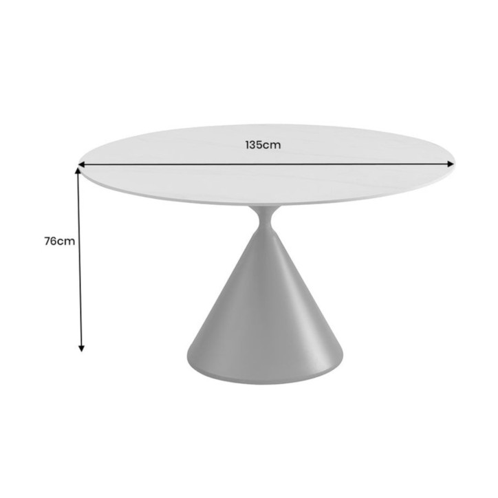 Mesa SIGNATURE redonda 135 cm