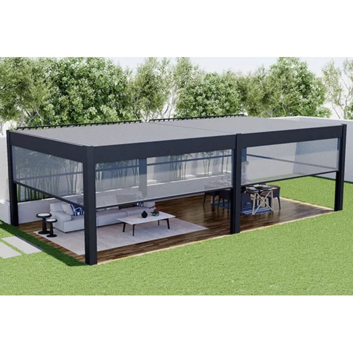 copy of Pérgola Patrice II – 6x3 m em alumínio com 2 estores laterais copy of Pérgola Patrice II – 6x3 m em alumínio com 2 estores laterais