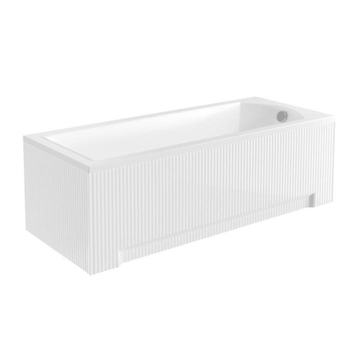 Baignoire MIRANO II avec tablier rainuré 140/150/160/170 x 70