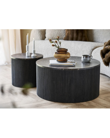 Table basse Rota - ø80x40 cm