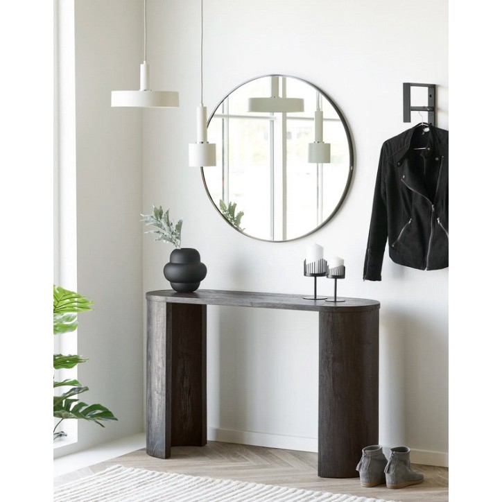 Consola Bibione negra 38x114x75 cm