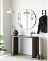 Consolle Bibione nera 38x114x75 cm