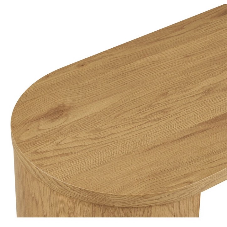Console Bibione chêne 38x114x75 cm