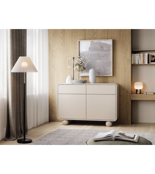 Buffet Albion 108cm - 2 portes, 2 tiroirs