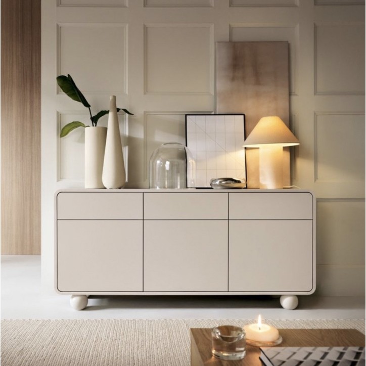 Aparador Albion 160 cm – 3 puertas, 3 cajones