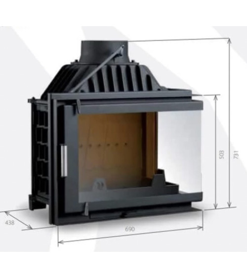 copy of OSAKA bio-ethanol haard 3.0 kw zwart
