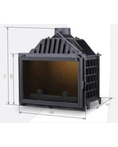 copy of OSAKA bio-ethanol haard 3.0 kw zwart