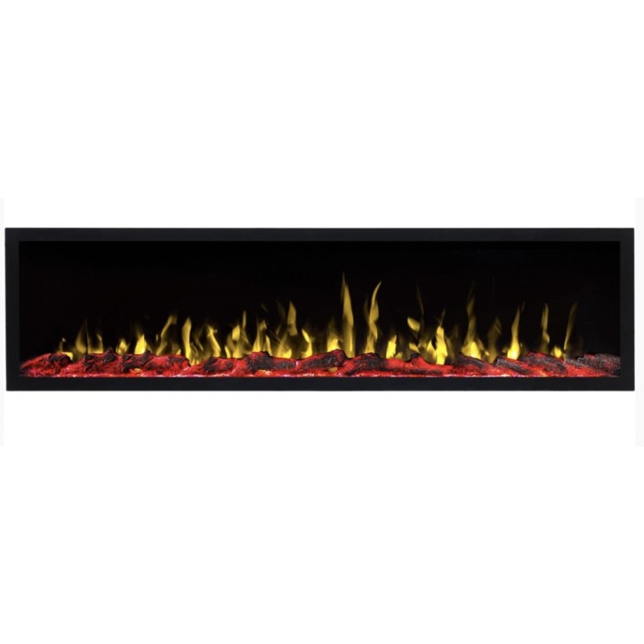 Chimenea eléctrica empotrable y de pared Pauline - 114,3 cm