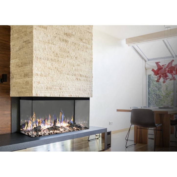 Cheminée électrique encastrable Solène 104cm - 750 / 1500 W