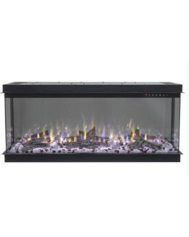 Camino elettrico da incasso Solène 104cm - 750 / 1500 W